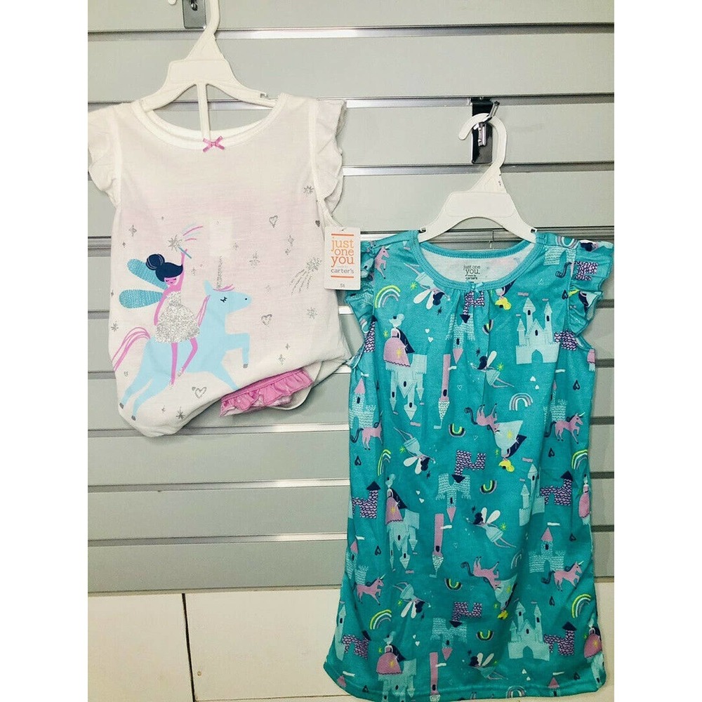 NEW 3pc Carters Just One You 5T Princess & Unicorn